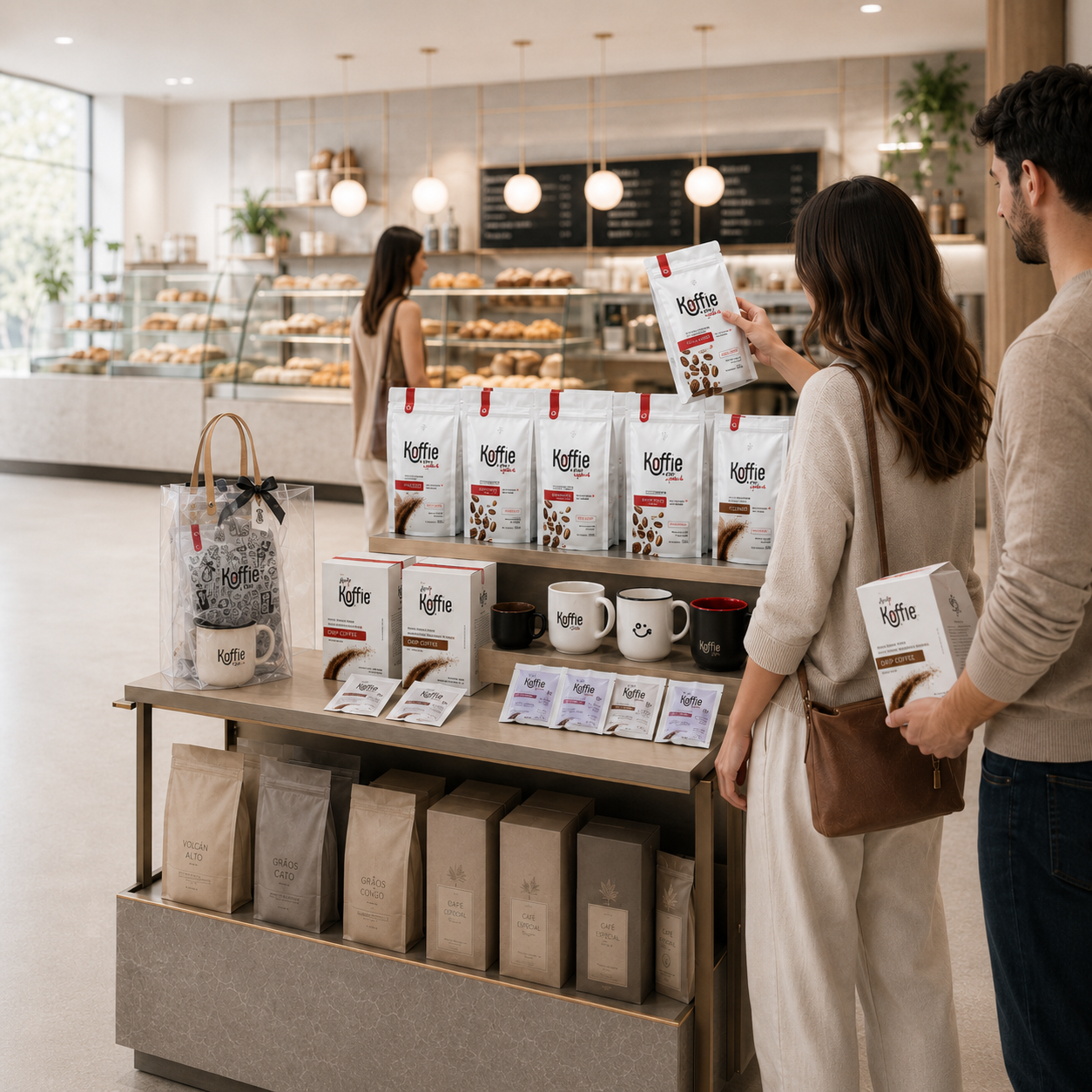 Produtos Koffie para parceiros
