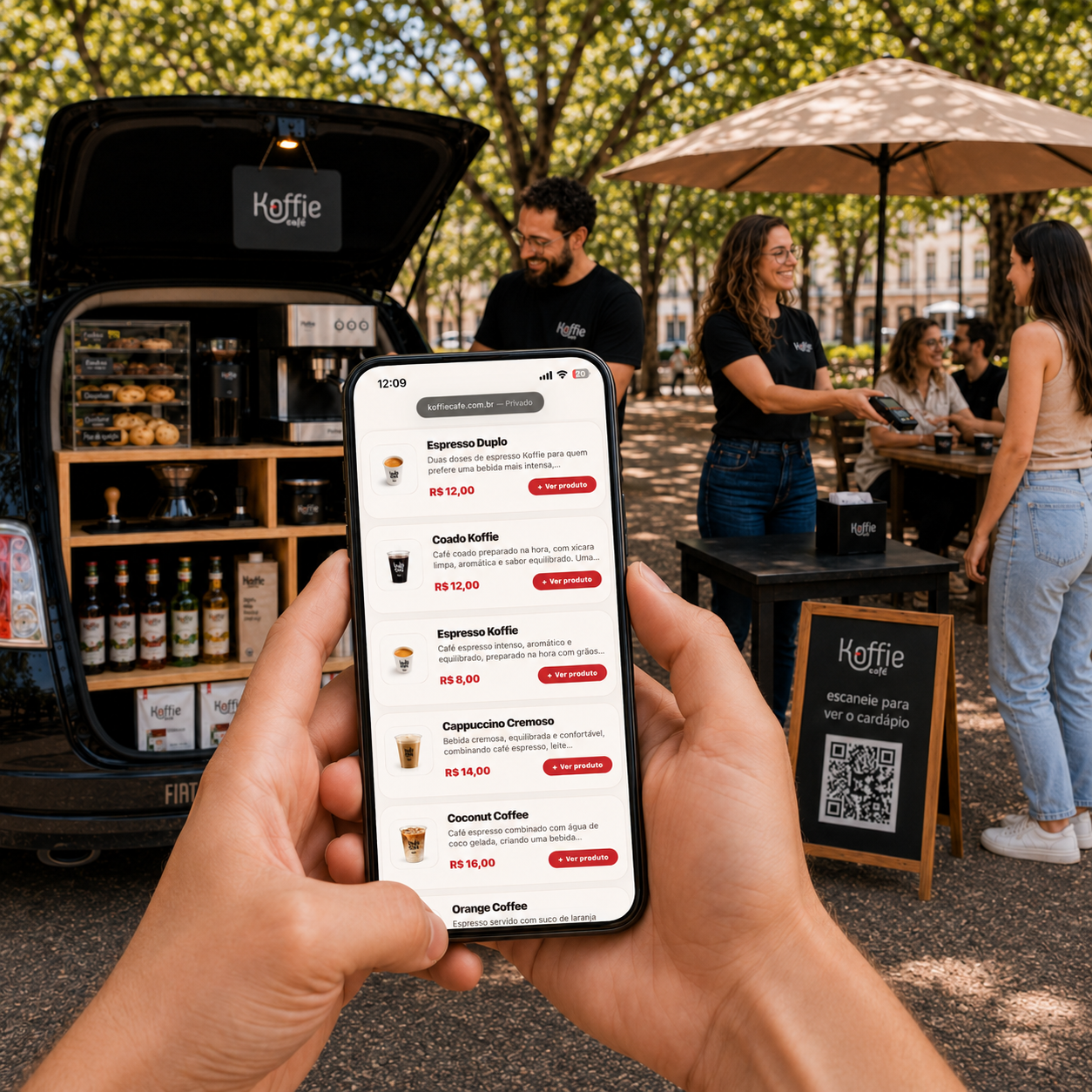 Cardápio Koffie Car